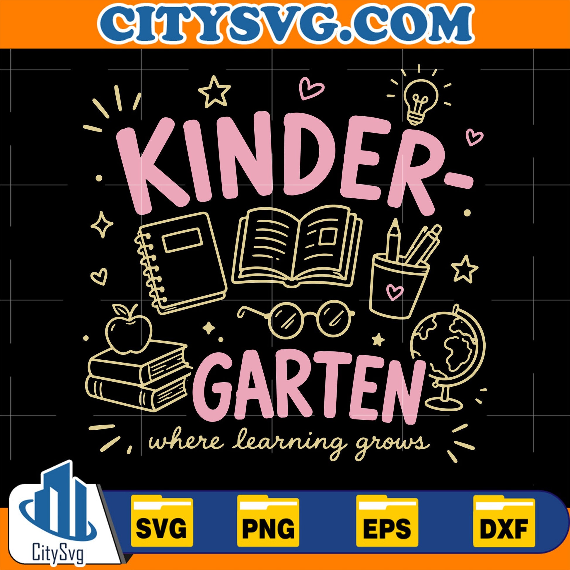 Kinder-Garten-Where-Learning-Grows-Svg