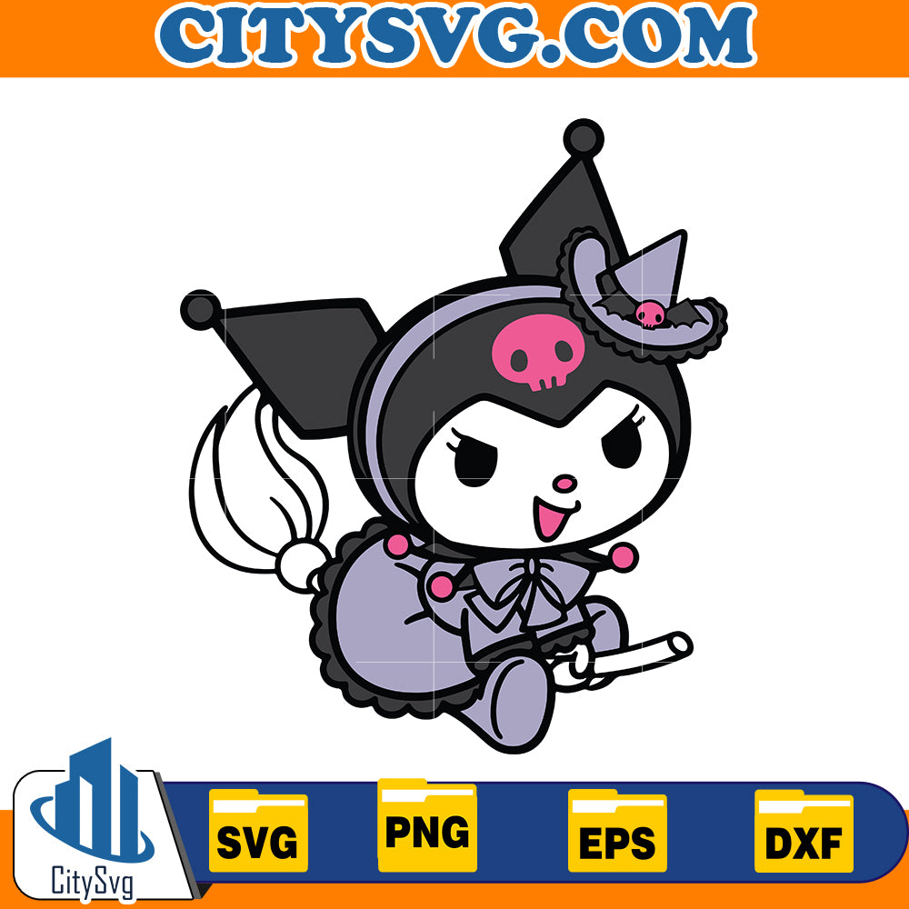 Kuromi Halloween Svg