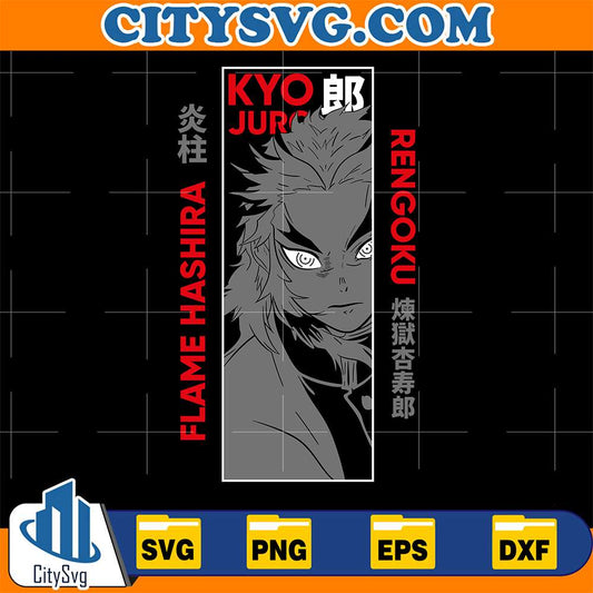 Kyojuro-Rengoku-Flame-Hashira-Demon-Slayer-Svg