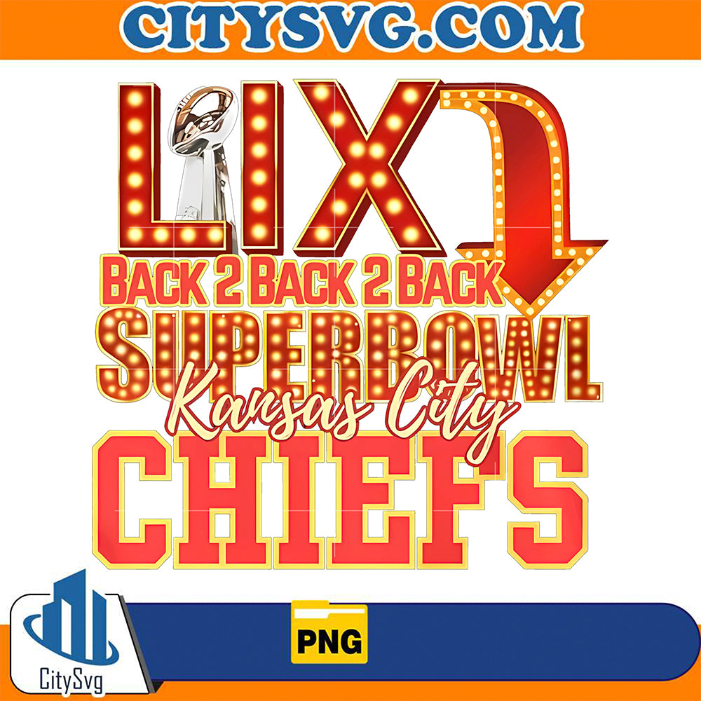 LIXBack2Back2BackSuperbowlKansasCityChiefsPng