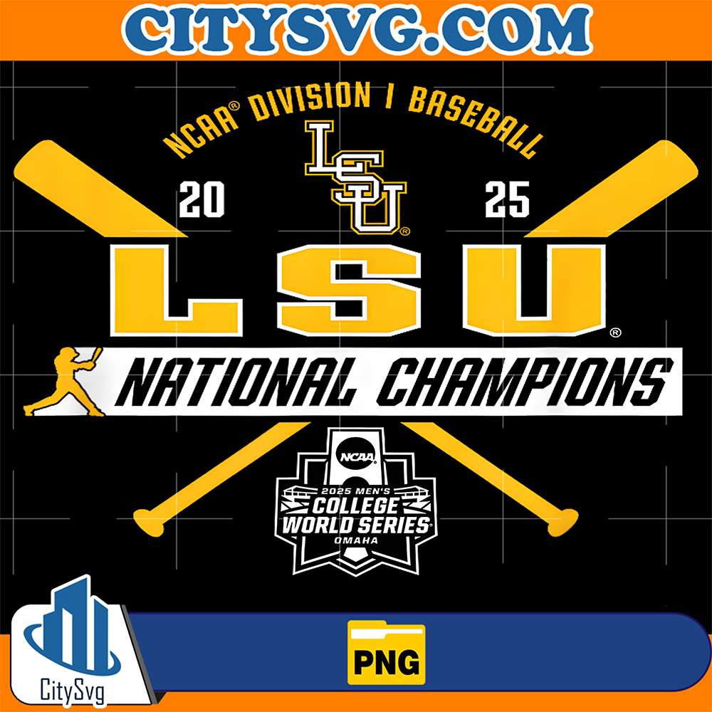 LSU-Tigers-Baseball-National-Champs-2025-MCWS-Png-2