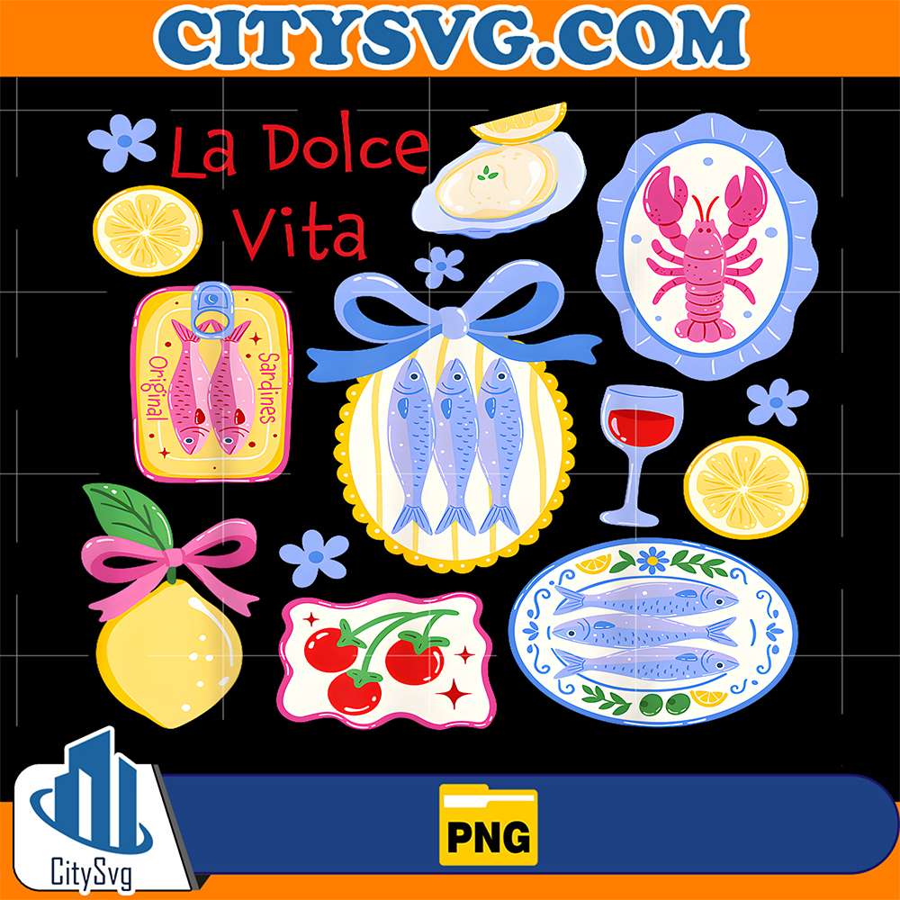 La-Dolce-Vita-Summer-Sardine-Amalfi-CoastItaly-Italian-Png