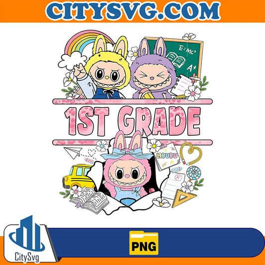 Labubu-1st-Grade-Back-To-School-Png