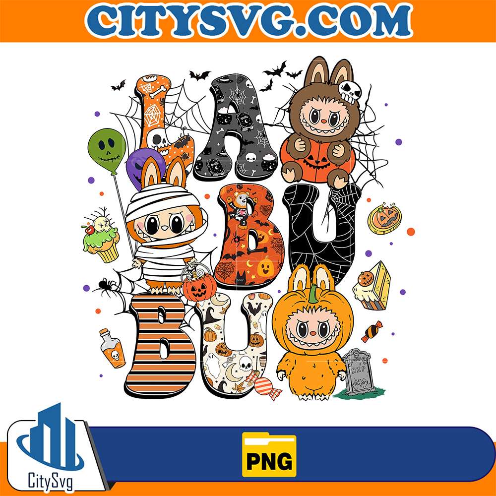 Labubu-Doll-Horror-Halloween-Png