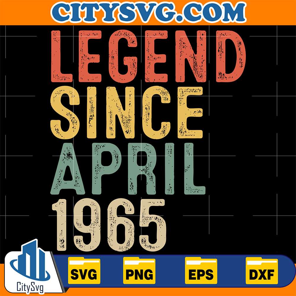 Legend-Since-April-1965-Svg