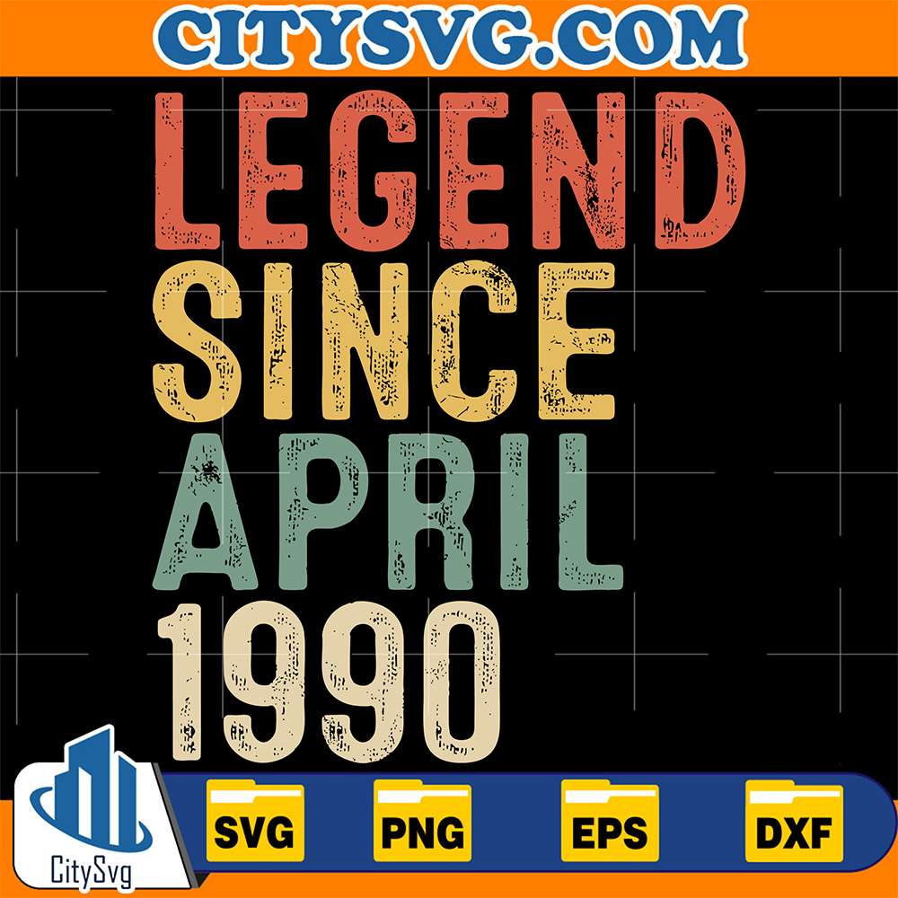 Legend-Since-April-1990-Svg
