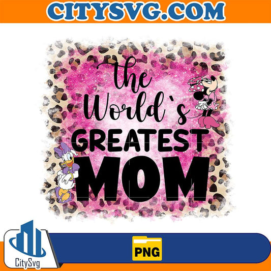 Leopard-The-Worrld_s-Greatest-Mom-Daisy-Duck-With-Minnie-Png