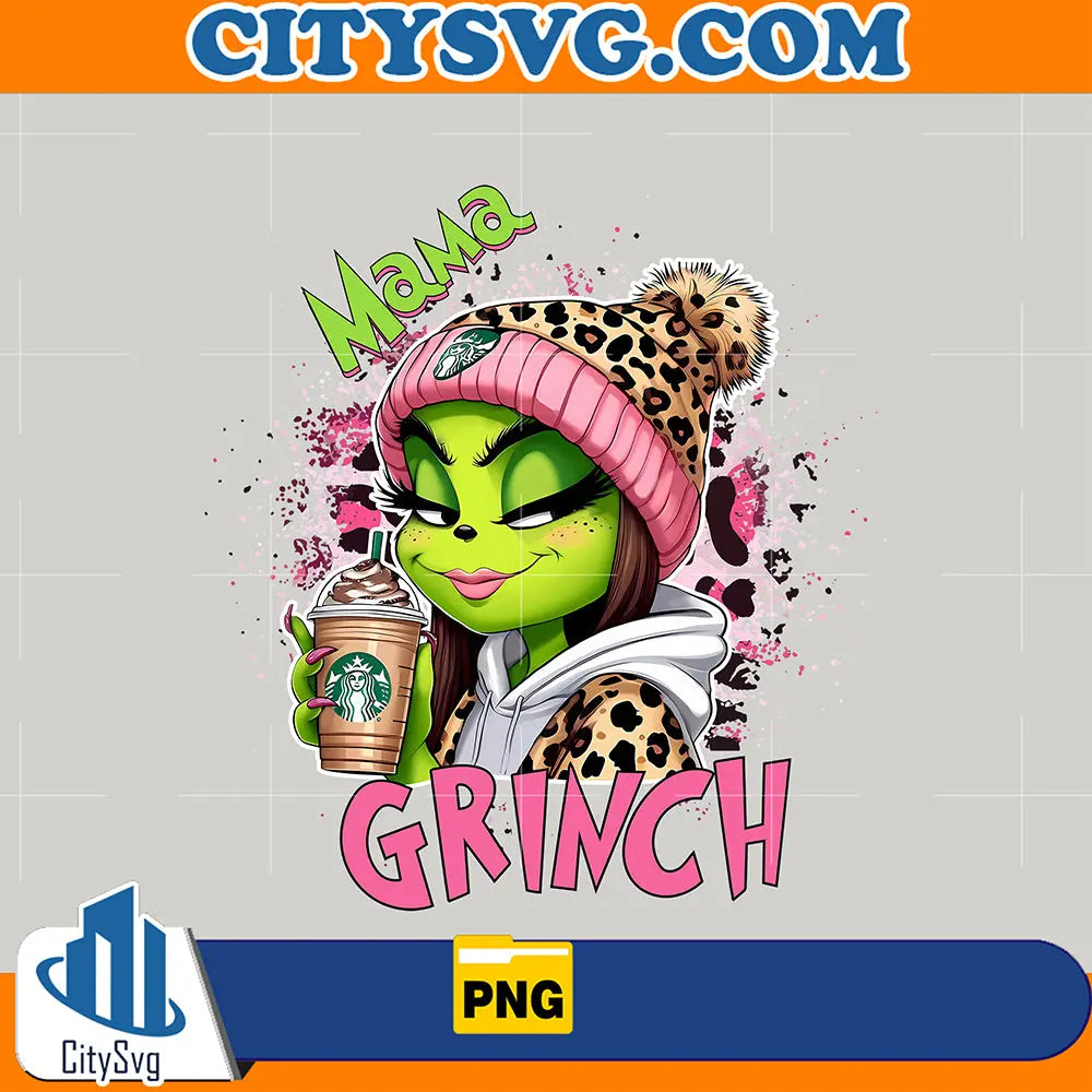 LeopardPinkMamaGrinchPng