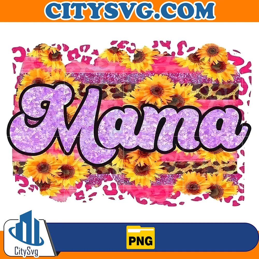 LeopardSunflowerMamaPng