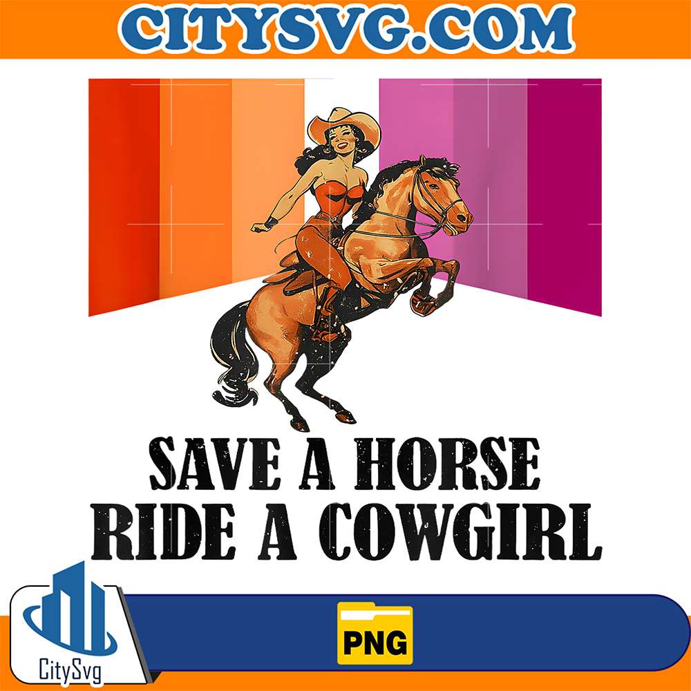 Lesbian Subtle WLW Ride A Cowgirl Queer Gay Pride Month Png CitySvg