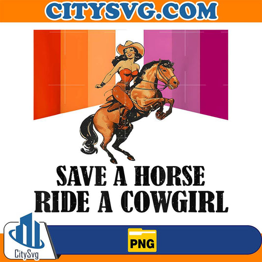 Lesbian Subtle WLW Ride A Cowgirl Queer Gay Pride Month Png CitySvg