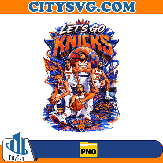 Let-s-Go-Knicks-Basketball-Png