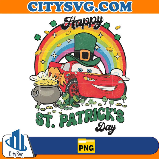 LightningMcQueenHappyStPatricksDayPng