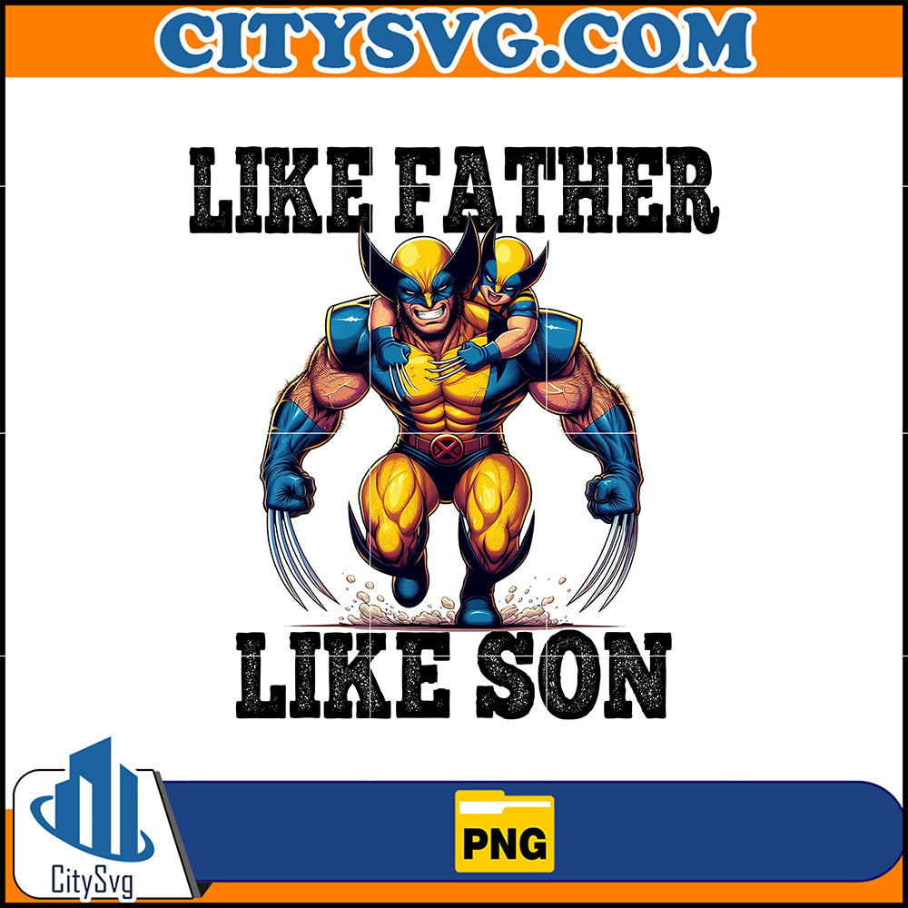 LikeFatherLikeSonWolverineDadAndSonPng