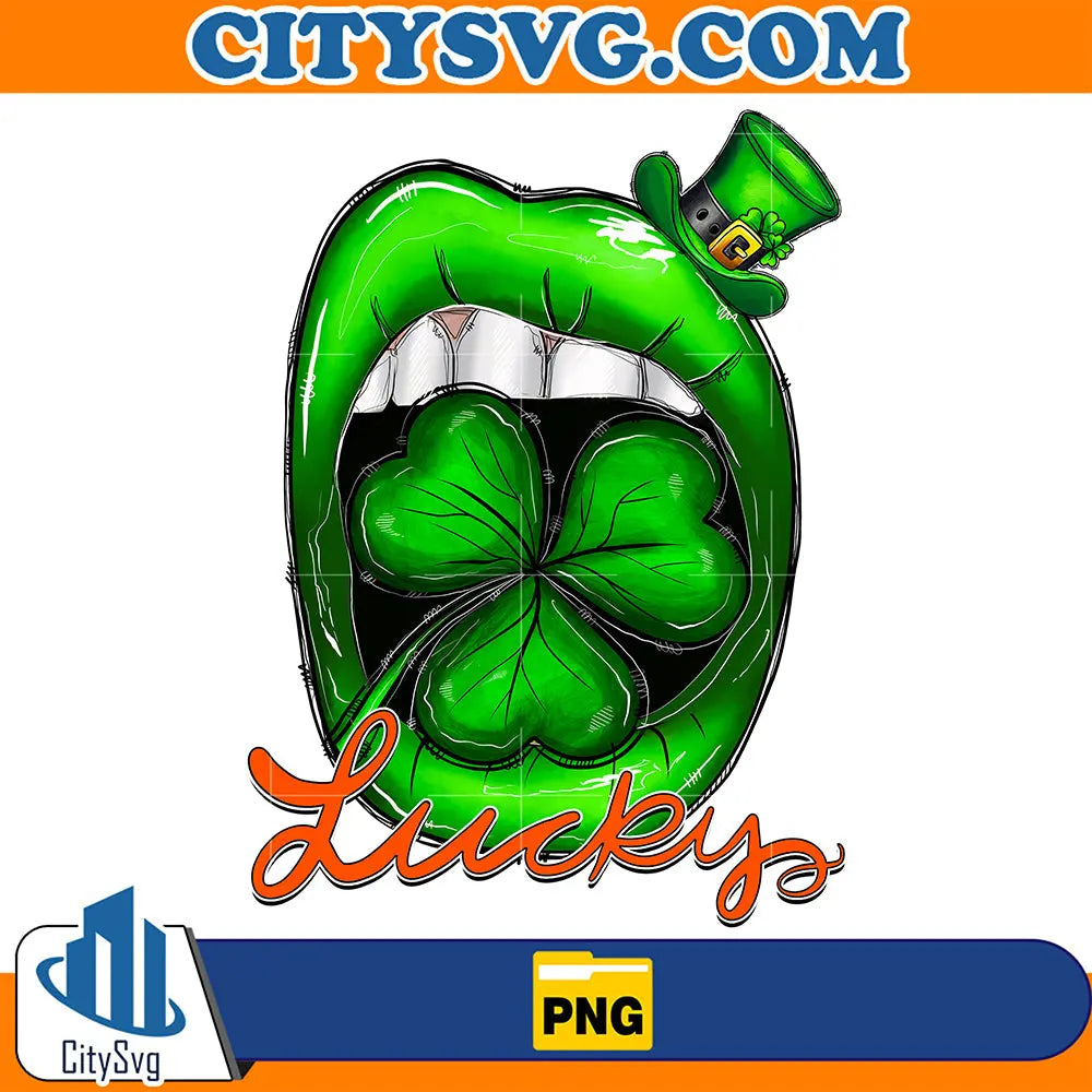 Lip_sLuckyStPatricksDaySublimationPng