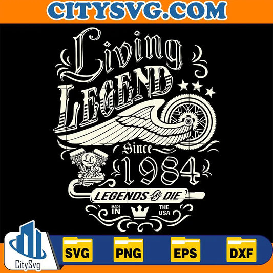 LivingLegend1984LegendsNeverDieSvg