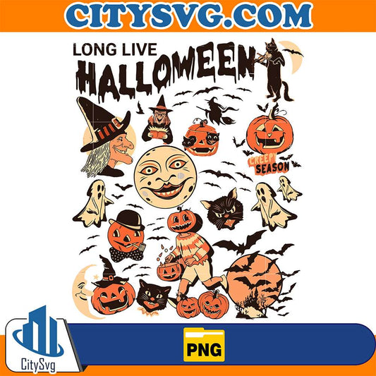 Long Live Halloween Spooky Season Png CitySvg