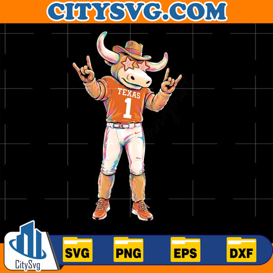 Longhorn-Mascot-Svg