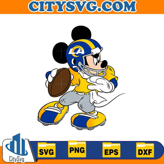 Los-Angeles-Rams-Mickey-Svg