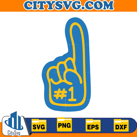 #1 Los Angeles Chargers Svg