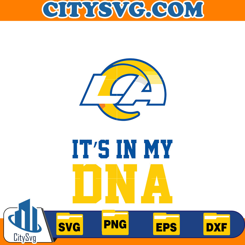 It' in my DNA Los Angeles Rams Svg