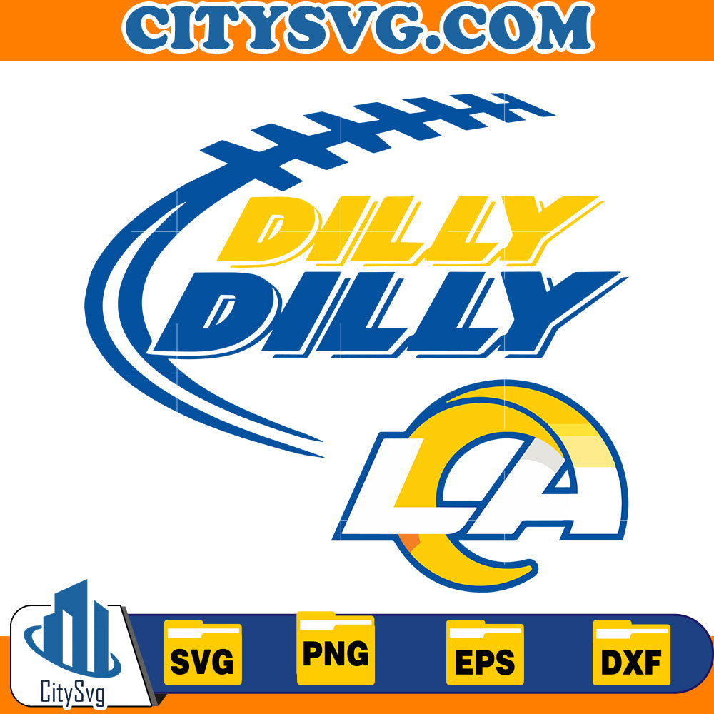 Dilly Dilly Los Angeles Rams Svg