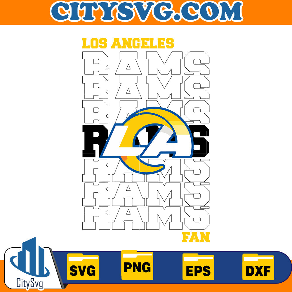 Los Angeles Rams Svg