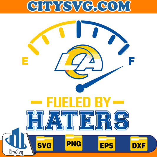 Fueled by Haters Los Angeles Rams Svg