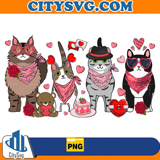 LoveCatValentinePng