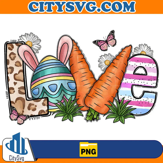 LoveEasterSublimationPng