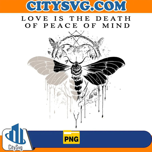 LoveIsTheDeathOfPeaceOfMindPng