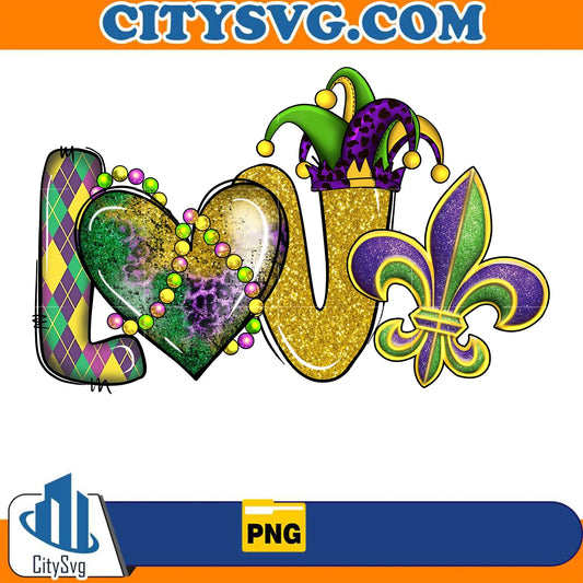 LoveMardiGrasPng