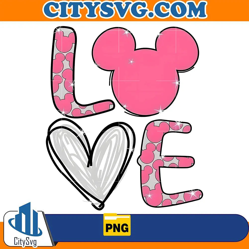 LoveMickeyValentinePng