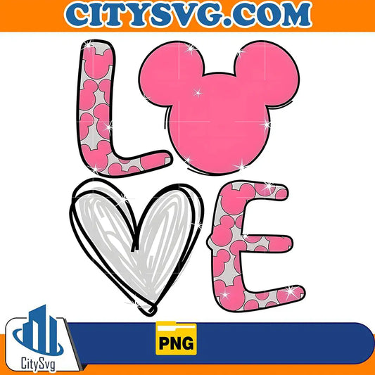 LoveMickeyValentinePng