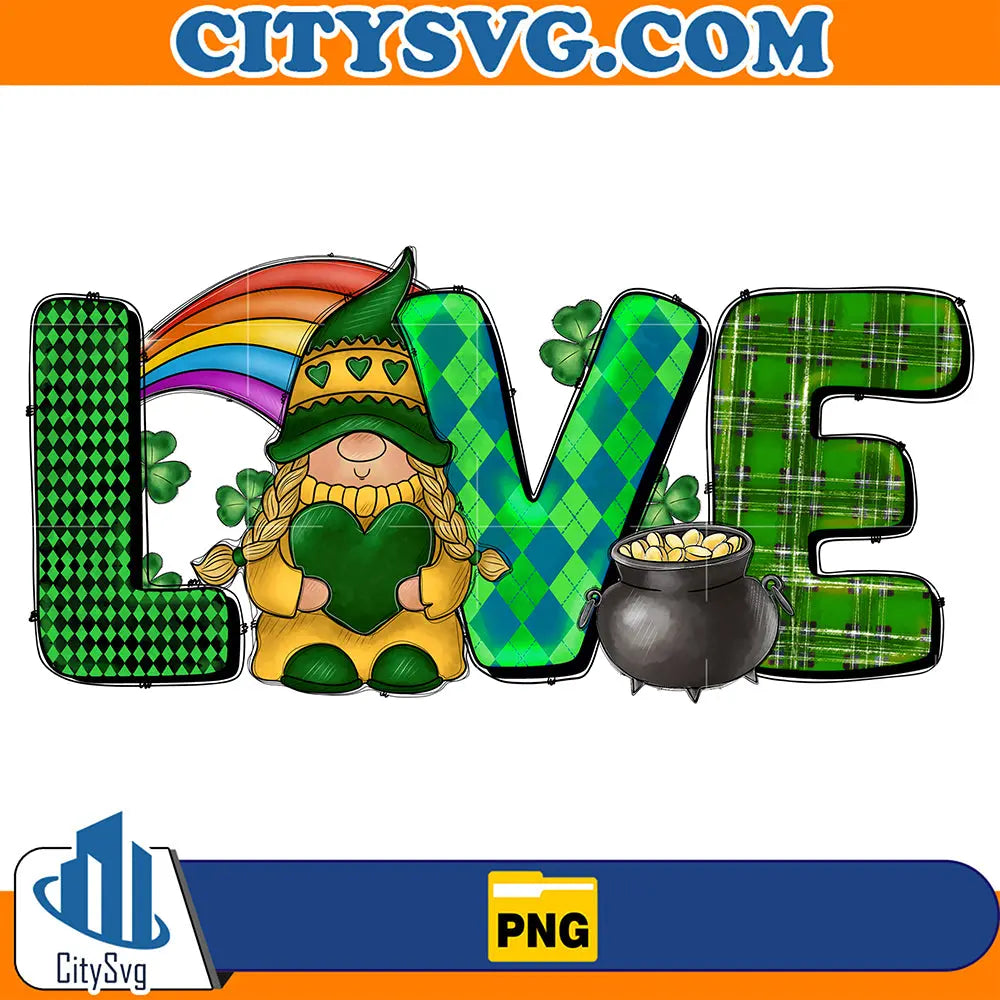 LoveStPatricksDaySublimationPng