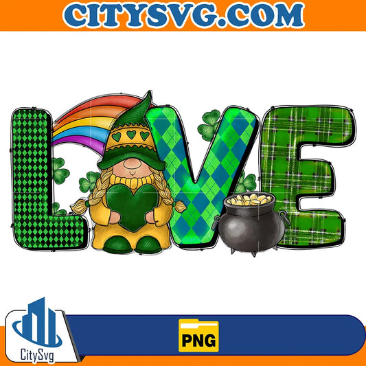 LoveStPatricksDaySublimationPng