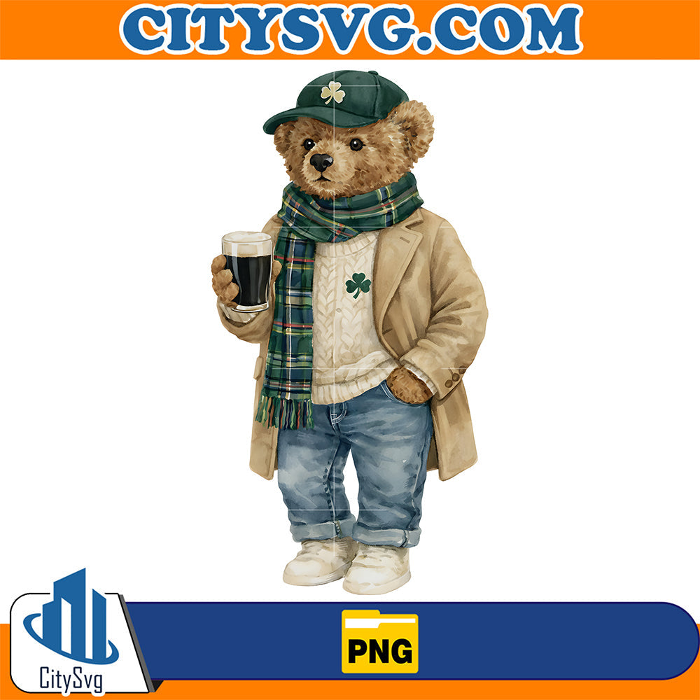 Lucky-Teddy-Bear-St-Patricks-Day-Png
