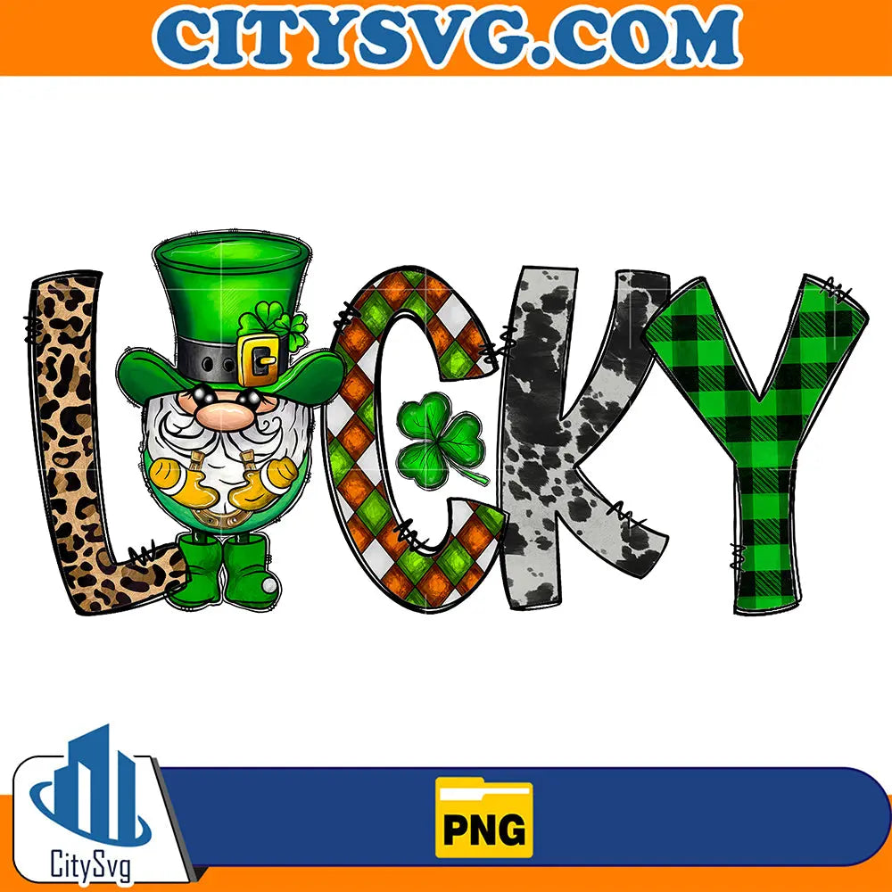 LuckyGnomeStPatricksDaySublimationPng_2