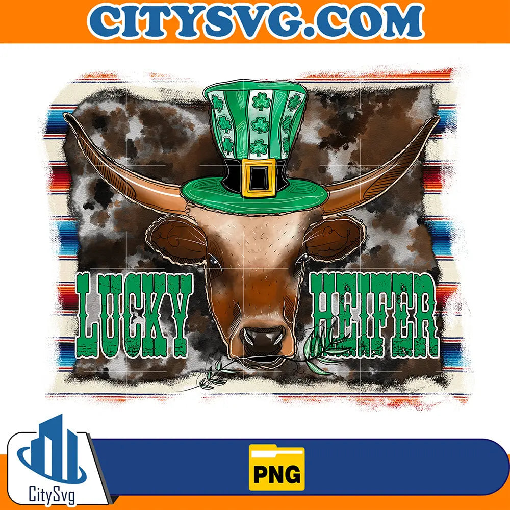 LuckyHeiferStPatricksDaySublimationPng_1