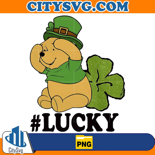 LuckyWinnieThePoohStPatricksDayPng_8