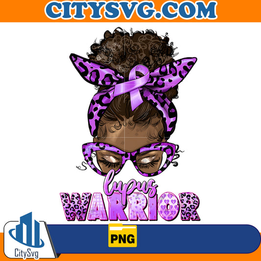 Lupas Warrior Afro Messy Bun Png