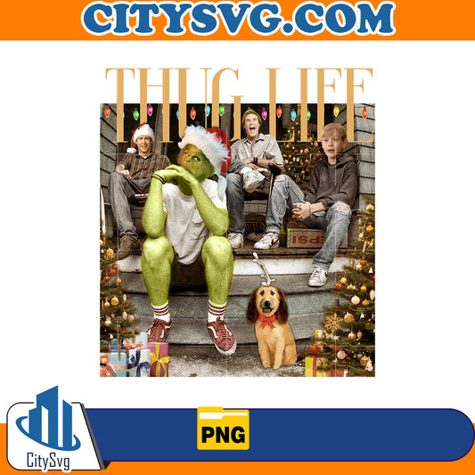 Thug Life Christmas Movie Friends Png CitySvg