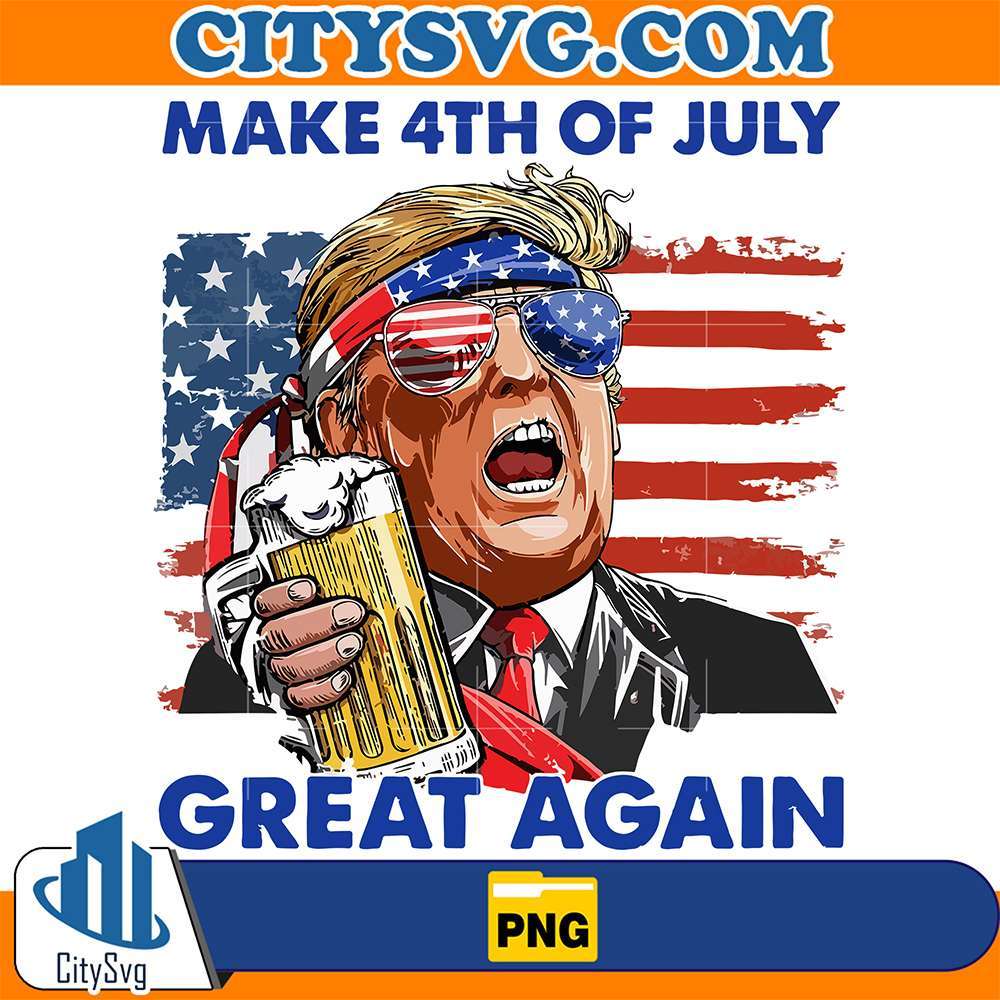Make-4th-Of-July-Great-Again-Trump-Beer-Png
