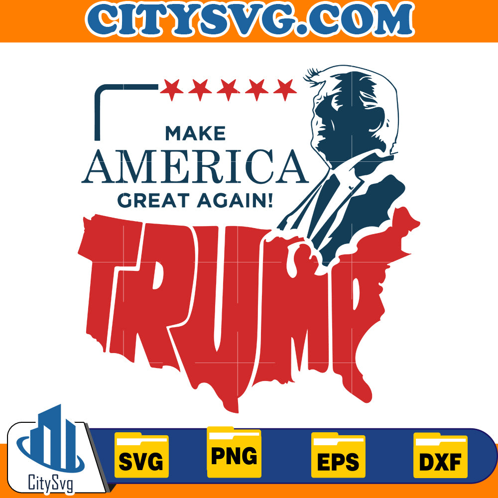 Make America Great Again Trump Svg