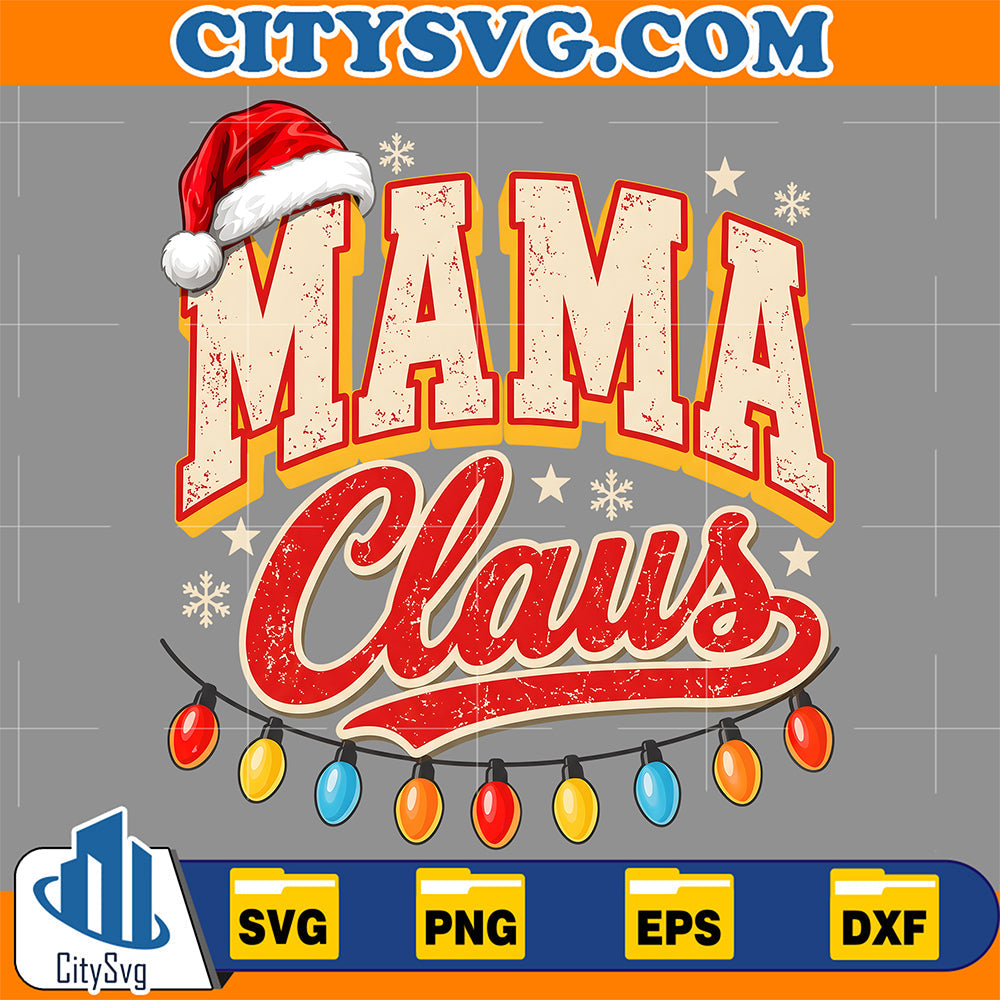 Mama-Claus-Christmas-Svg