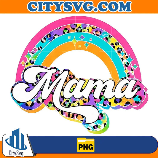 MamaColorfulRainbowsPng