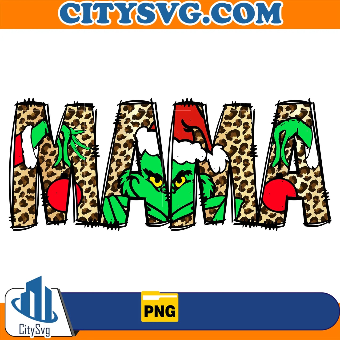MamaGrinchChristmasPng