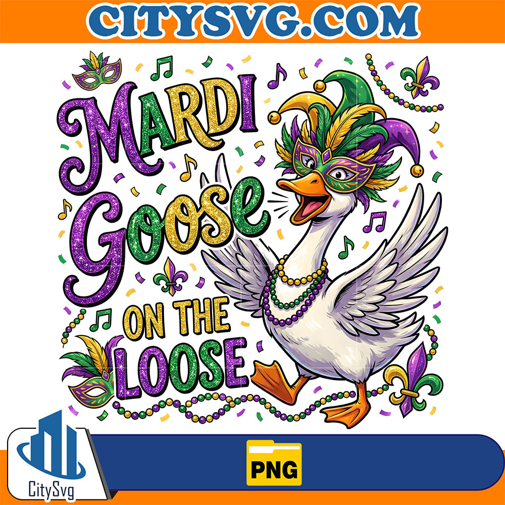 Mardi-Goose-On-The-Loose-Png
