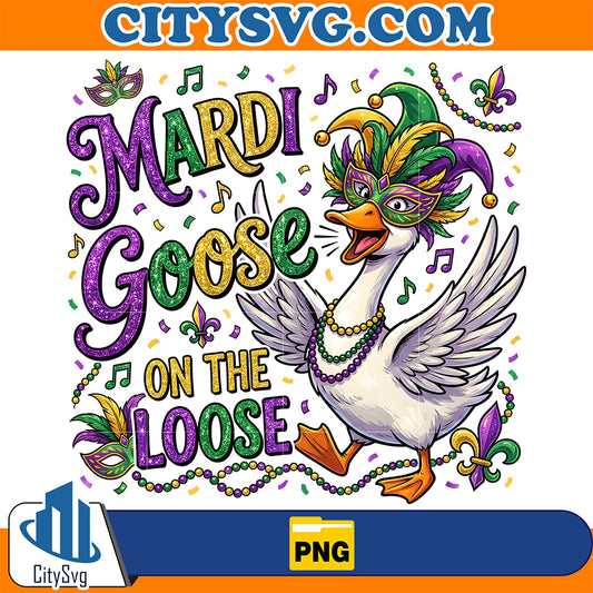 Mardi-Goose-On-The-Loose-Png