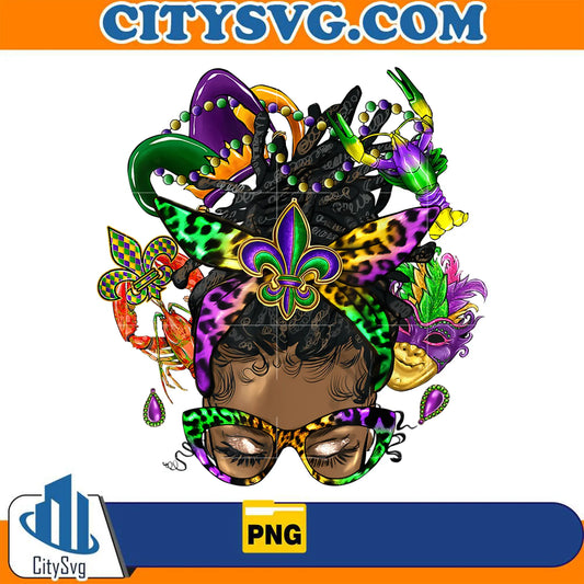 MardiGrasBlackWomanPng_2